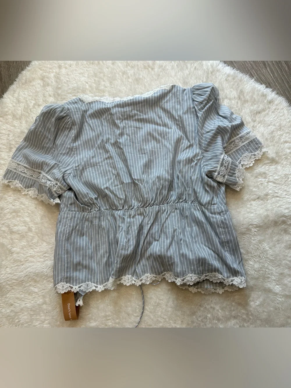 Reformation Margot Lace-Trim Top